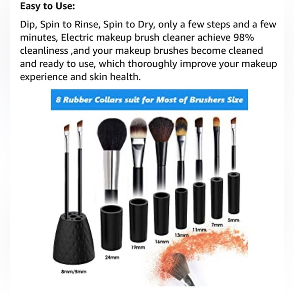 Automatic makeup brushes cleaner - Picture 5 of 7